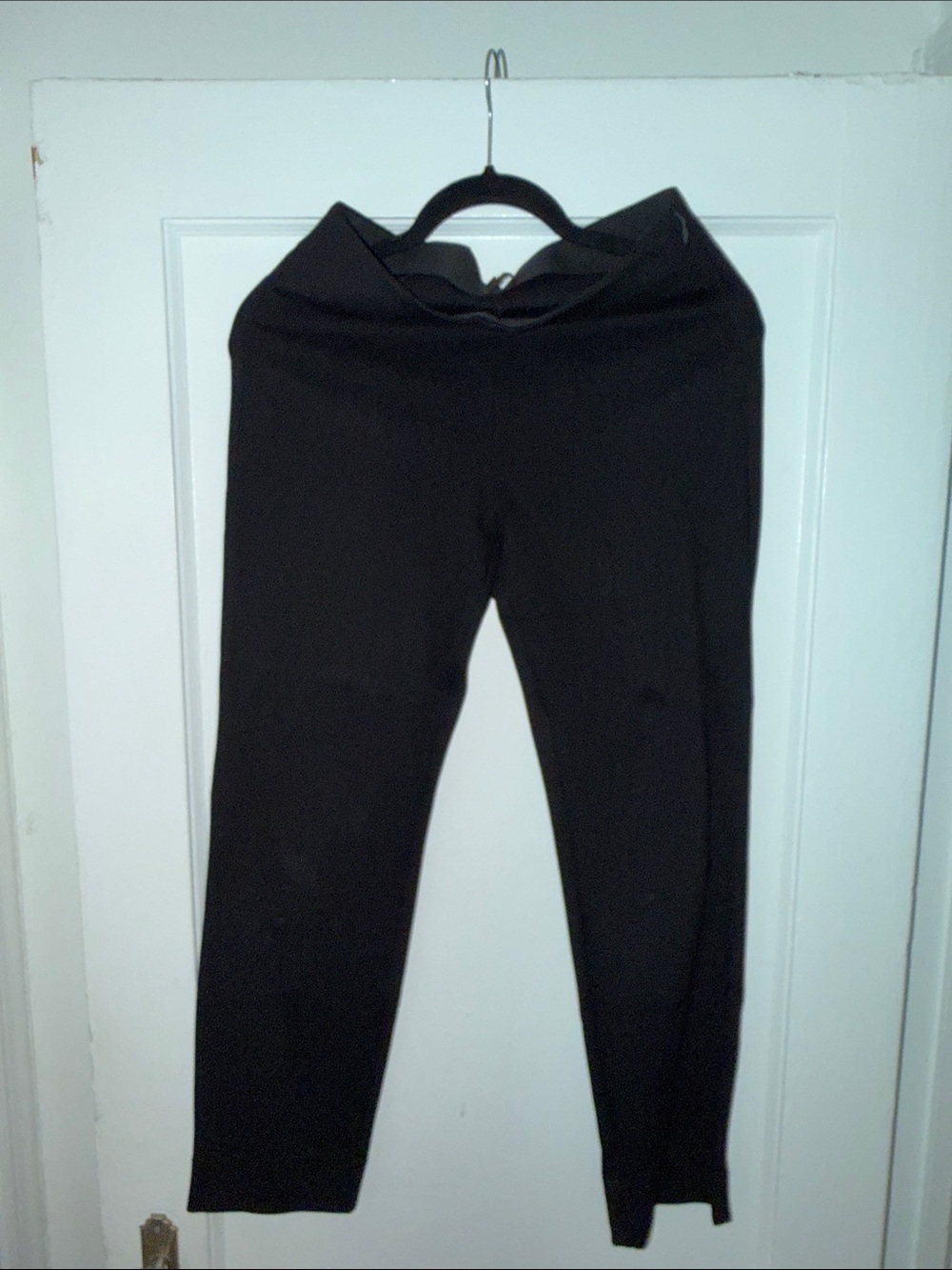 Quince Black Office Leggings - Classic Stretch size medium